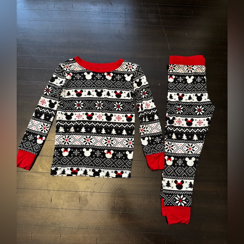 Little Sleepies Disney Mickey Fair Isle Size 2T PJ
